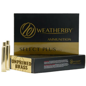 Weatherby Select Plus Unprimed Brass Cases 6.5 Wthby RPM