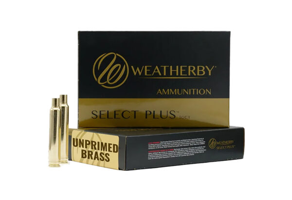 Weatherby Select Plus Unprimed Brass Cases 6.5 Wthby RPM