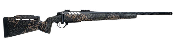Seekins Precision 0011710267-F Havak PH3 7mm PRC 26″ Black Fluted Threaded Barrel, Black Picatinny Rail Steel Receiver, Adj Cheek Riser Woodland Shadow Synthetic Stock