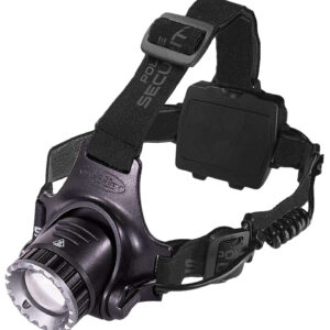 Police Security Long Throw Headlamp – Black LED