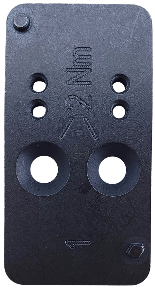176076 H&K VP9 Optics Plate #1 Black Steel Mounting Plate