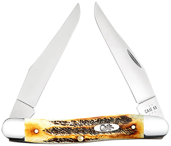 Case Muskrat BoneStag 2.90″ Folding Knife, Clip Point
