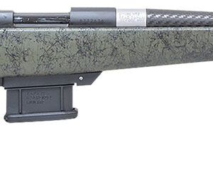 Howa HCE6ARCGRN 1500 Carbon Elevate 6mm ARC 20″ Carbon Fiber Wrapped Threaded Barrel, Black Drilled & Tapped Steel Receiver, Fixed Stocky’s OD Green w/Black Webbing Synthetic Stock, Right Hand
