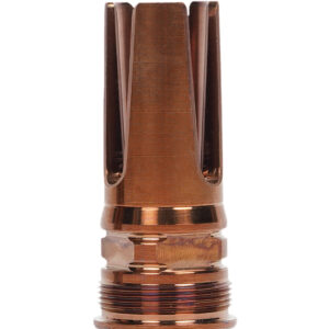 176926 Q LLC ACCFH1/2288.6 Flash Hider 8.6 Blackout Steel 1/2″x28 Threads 2.13″ OAL