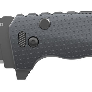 Outdoor Edge XDS330AC Razor XD3  3″ Folding Plain 420J2 SS Blade Charcoal