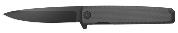 Outdoor Edge PL2C Peleus  3.10″ Folding Clip Point Plain Black Oxide 8Cr13MoV SS Blade G10 Handle