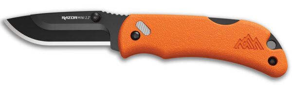 Outdoor Edge RazorMini 2.2″ Folding Knife, Orange Handle