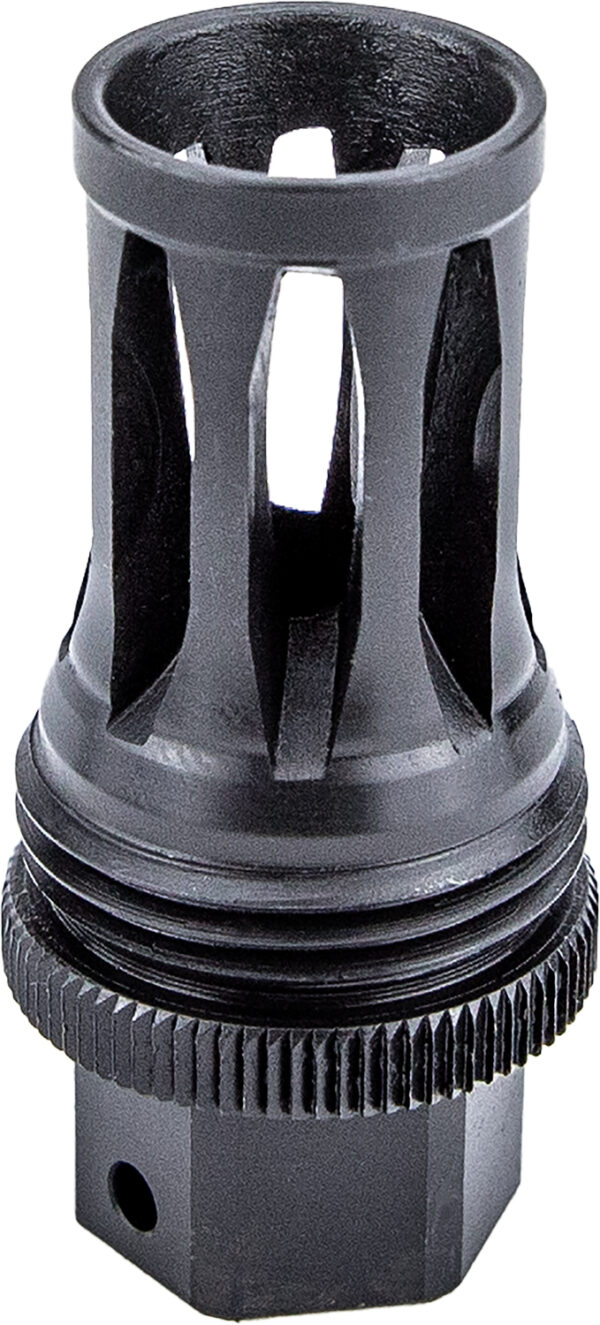 177132 Kgm Suppressors A-QD-FH-S-3M Quick Detach Flash Hider Black Nitride Steel 3/4″x24 Threads