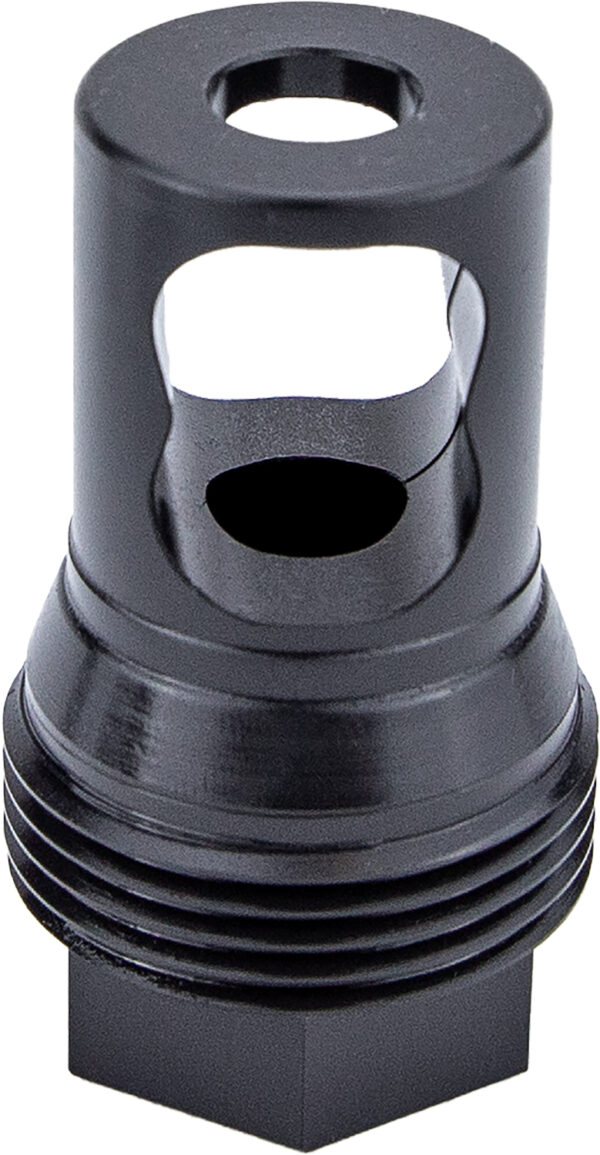 177140 Kgm Suppressors A-TMB50-S-2 R50T Taper Muzzle Brake Black Nitride Steel 7/8″x14 Threads