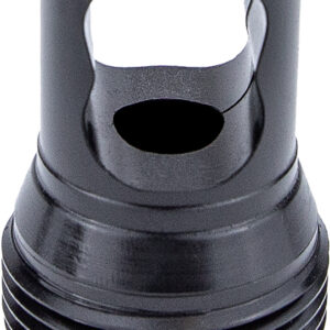 Kgm Suppressors A-TMB50-S-4 R50T Taper Muzzle Brake Black Nitride Steel M25x1.5 Threads
