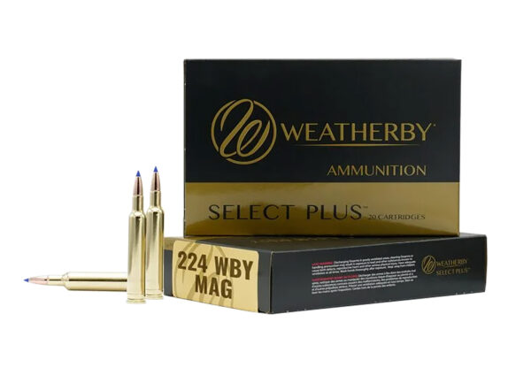 177682 Weatherby H22450VMAX 224WthbyMag 50gr Hornady V-Max 20 Per Box/10 Case