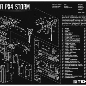 TekMat Armorers Bench Mat – 11″x17″ Beretta PX4 Storm