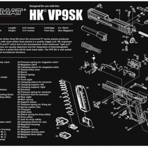 TekMat VP9SK 11×17 Neoprene Armorer’s Mat