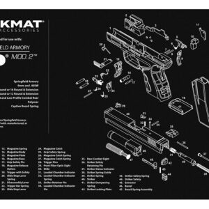 TekMat 11×17 Cleaning Mat – Springfield Armory XD Mod.2