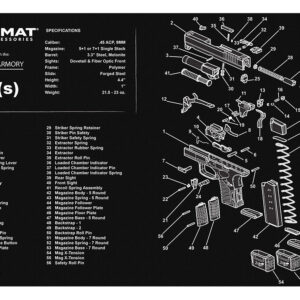 TekMat TEKR17XDS Springfield XDs 11×17 Cleaning Mat