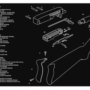 TekMat Armorer’s Bench Mat 12×36 Ruger 10/22