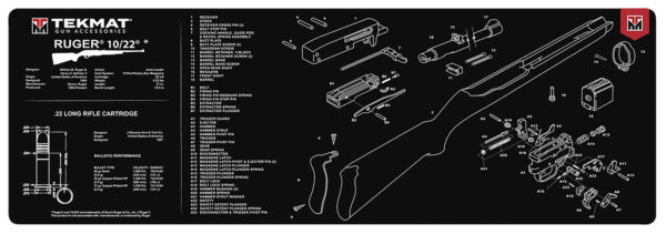 TekMat Armorer’s Bench Mat 12×36 Ruger 10/22