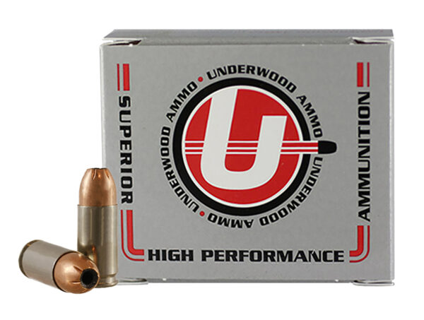 177857 Underwood Ammo 139 ASP 9mmLuger+P 147gr Jacketed Hollow Point 20 Per Box/10 Case