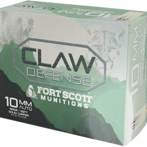 Fort Scott Claw Defense 10mm 190gr Flat Nose 20rd