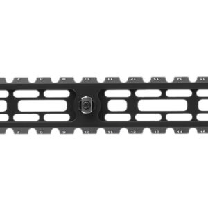 Leapers TLUMA04 ARCA Rail 9 Slot M-LOK  Matte Black Anodized Aluminum 14.20″ Long M-LOK Mount