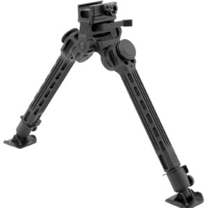 Leapers UTG Big Bore Bipod 9″-14″ Center Height Black