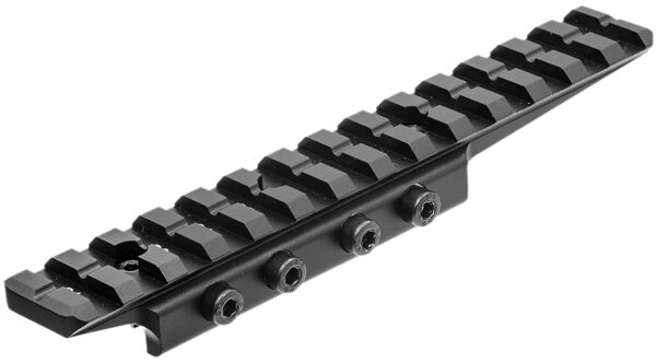 178051 Leapers MNTDTW145 Picatinny Adapter Mount Matte Black Anodized Aluminum