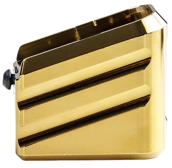 178253 Cross Armory CRG+0MEG17GD Magazine Extension Fits Glock 17/22/31 Gen 1-5 Gold Aluminum