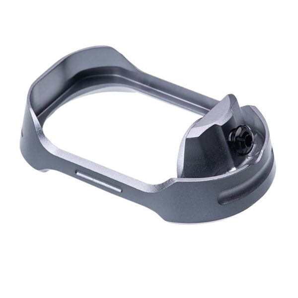 178361 Tyrant CNC TDG17MWG5GREYBLACKSCRE Magwell Fits Glock 17 Gen 5 Grey Aluminum