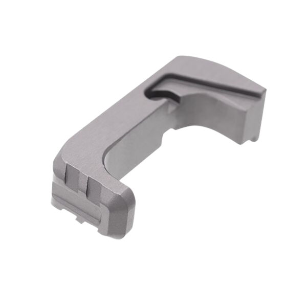 178370 Tyrant CNC TDGEMRGG Extended Magazine Release Glock Gen4-5 Grey Aluminum
