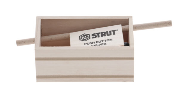 178422 Hunters Specialties Push Button Yelper Walnut Wood