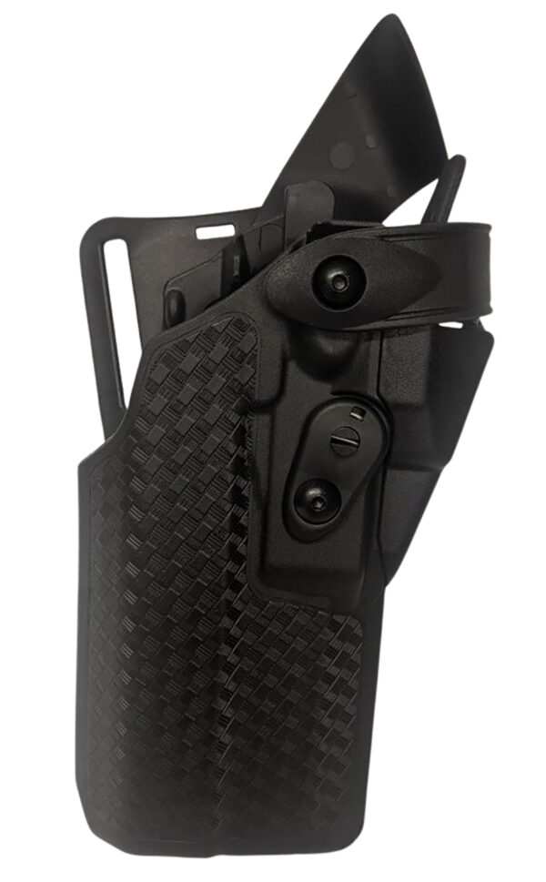 178613 Safariland 7360RDS8325481 7360RDS 7TS Black Compatible w/ 17 Gen5, SureFire X300U, Basketweave Finish, Right Hand