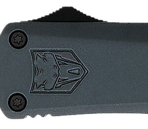 CobraTec FS-3 Medium OTF 3″ Drop Point, Gray Handle