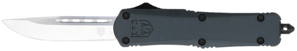 178713 CobraTec FS-3 Medium OTF 3″ Drop Point, Gray Handle