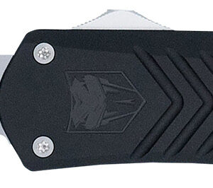 CobraTec Knives MBLKFSXGEN3TNS FS-X Gen III Medium 3″ OTF Tanto Plain Stonewashed D2 Steel Blade, 4.68″ Aluminum Handle