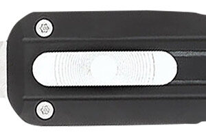 CobraTec Knives CTRPTBLKDAGNS Raptor  3.13″ OTF Dagger Plain D2 Steel Blade, 4.50″ Black Aluminum Handle