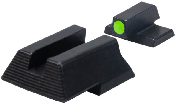 178745 HK 51000932 Night Sight Set Iron Sight Green Tritium Black Frame Fits HK VP9/VP40/P30/HK45