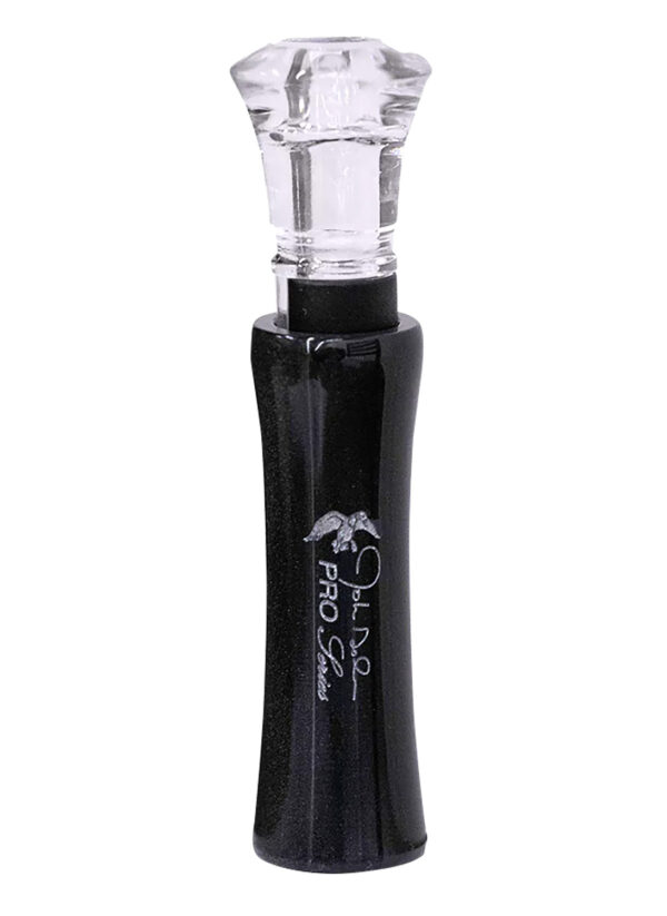 179040 Duck Commander DCJGPS John Godwin Pro Series Friction Call, Double Reed Attracts Ducks, Black Acrylic
