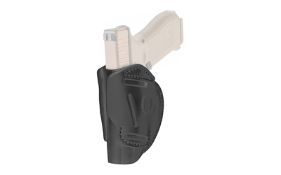 17913WH-5-SBL-A_1 1791 Gunleather 3-Way Holster Size 5 Stealth Black Ambi