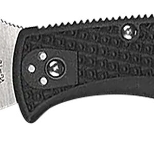 Spyderco C243FPWCBK Endela Lightweight 3.40″ Folding Wharncliffe Plain VG-10 SS Blade, Black Textured FRN Handle