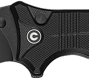 Civivi Knives C23080-1 Neurohaptic  EDC 3.74″ Folding Clip Point Plain Black Stonewashed Nitro-V Steel Blade, Black Textured G10 Handle