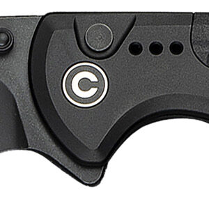 Civivi Knives C22025D-1 Sentinel Strike II 3.70″ Folding Plain Black Stonewashed Nitro-V Steel Blade, Black Textured FRN Handle