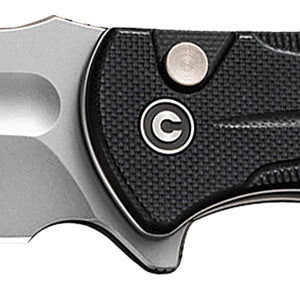 Civivi Knives C23053-3 Incindie  3.48″ Folding Spear Point Plain Stonewashed 14C28N Steel Blade, Black Textured G10 Handle