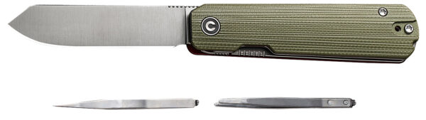 CIVIVI Sendy Folding Knife — Green G-10, Satin