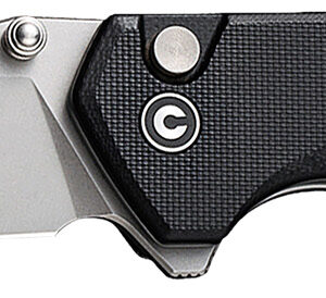 Civivi Knives C19059C-1 Brazen  3.46″ Folding Tanto Plain Stonewashed D2 Steel Bladen Black Textured G10 Handle