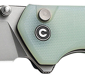 Civivi Knives C19059C-3 Brazen  3.46″ Folding Plain Stonewashed D2 Steel, Blade Natural G10 Handle