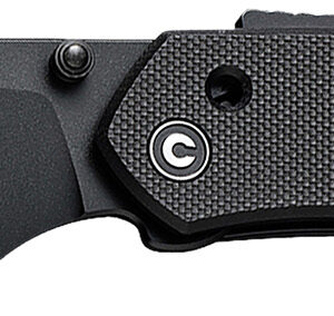 Civivi Knives C22036-1 Vision FG  3.54″ Folding Tanto Plain Black Nitro-V Steel Blade, Black Textured G10 Handle