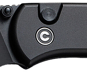 Civivi Knives C22030E-1 Qubit  2.98″ Folding Drop Point Plain Black Stonewashed 14C28N Steel Blade, Black Aluminum Handle