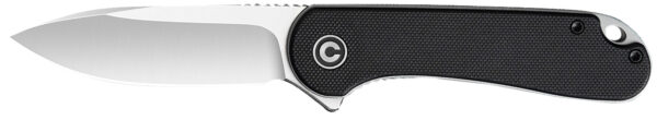 179404 CIVIVI Elementum Black G10 – Satin D2 Liner Lock