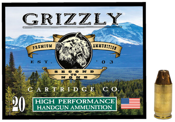 179657 Grizzly GC38A1 .380 ACP +P 90 gr JHP – 20rd Box