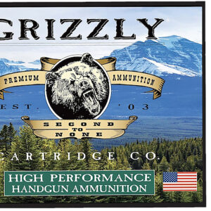 Grizzly Ammo GC9+P CM109 9mm +P 124 gr JHP – 20/Box